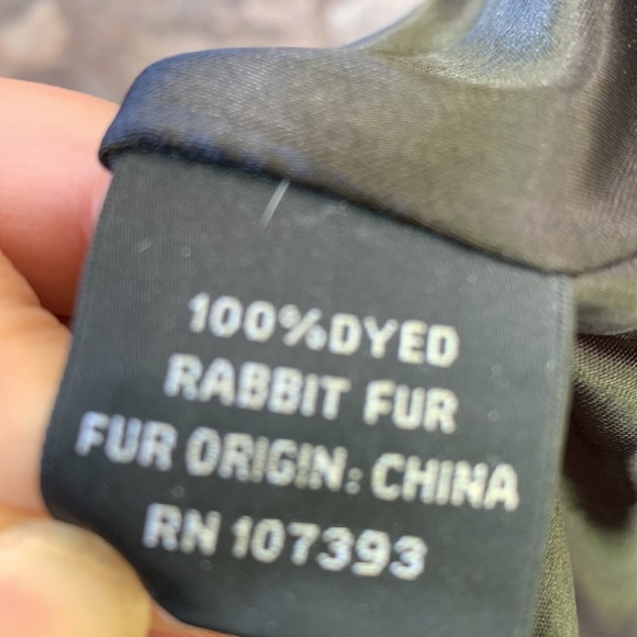 Sheri Bodell Black Rabbit Fur Jacket - Picture 6 of 9